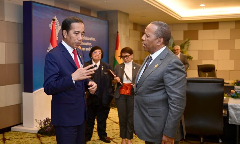 Presiden Jokowi Sambut Baik Pertemuan Pertama dengan PM Trovoada