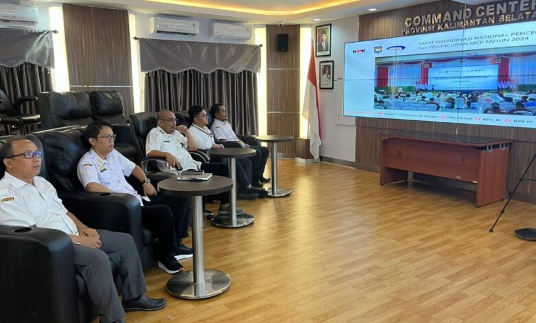Program MCP KPK, Pemprov Kalsel Berkomitmen Cegah Korupsi