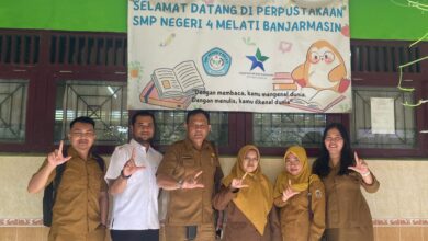 Dispersip Kalsel Sosialisasikan SNP ke SMP Negeri 4 Banjarmasin